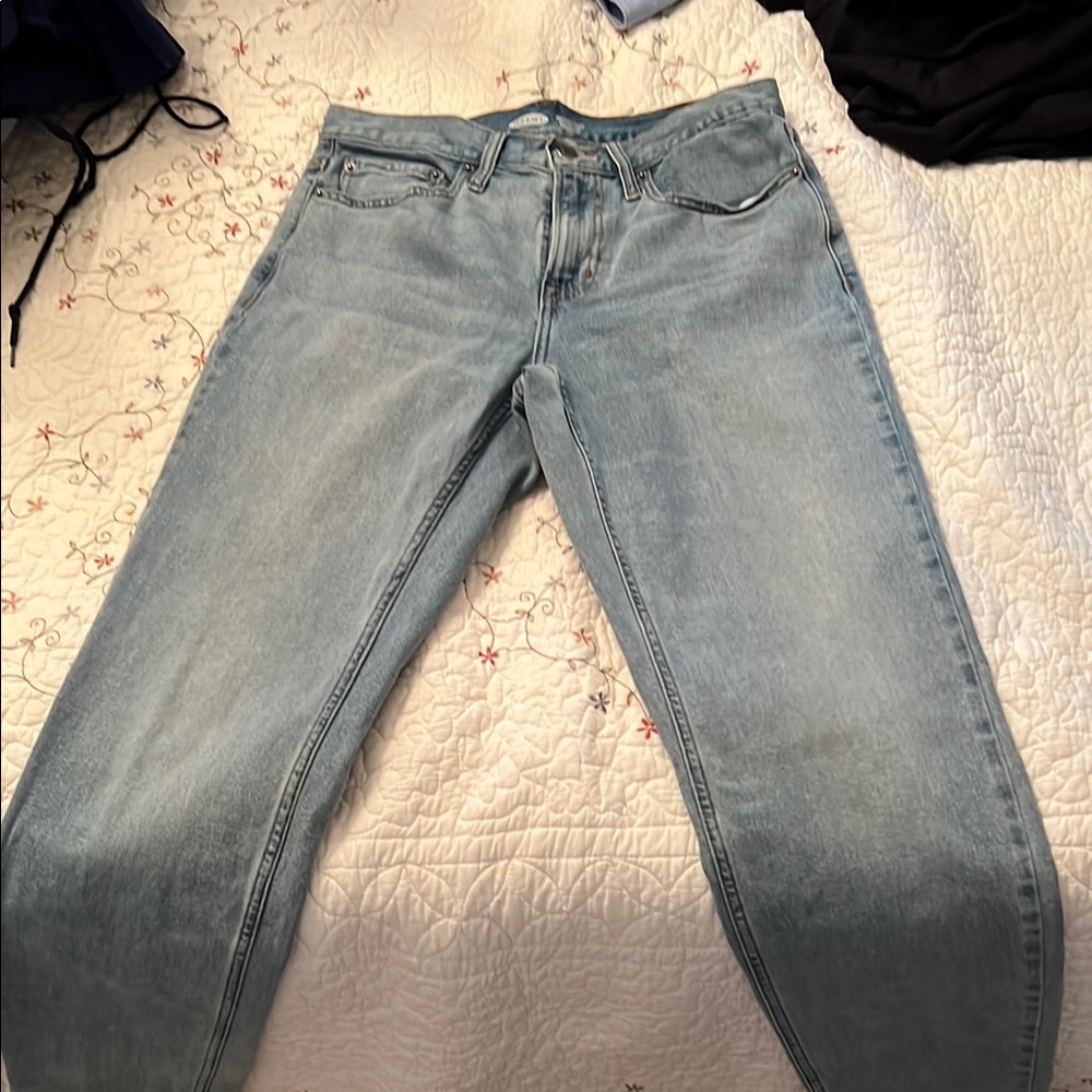 Old Navy light Blue Athletic Taper  Leg Jeans Classic Style